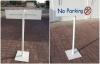 dubai sign display stand crowed control Q stands  Barrier and Queue Up Control System. Queue Up Stand - Crowd control barriers aka Q Stand are sold as portable folding free standing raffle box suggection box feedbak box acrylic products